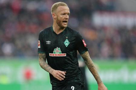 Nach Gehirnerschütterung: Werders Vogt wohl fit für Duell mit Ex-Klub Hoffenheim Nach Gehirnerschütterung: Werders Vogt wohl fit für Duell mit Ex-Klub Hoffenheim