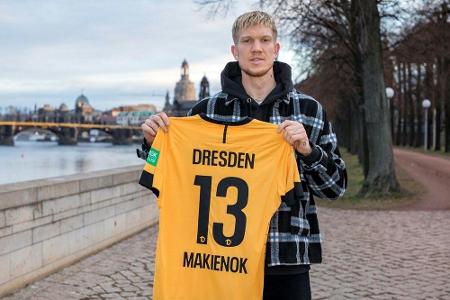 Dresden verpflichtet dänischen Sturm-Hünen Makienok Dresden verpflichtet dänischen Sturm-Hünen Makienok