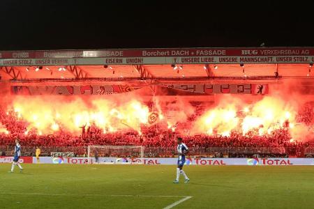 Derby-Krawalle: 140.000 Euro Bußgeld für Union Berlin und 28.000 Euro für BVB Derby-Krawalle: 140.000 Euro Bußgeld für Union Berlin und 28.000 Euro für BVB