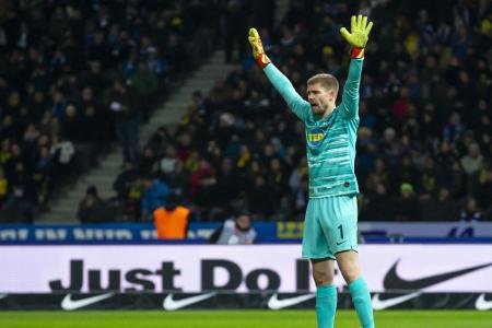 Wechsel im Hertha-Tor: Nouri vertraut auf Kraft statt Jarstein Wechsel im Hertha-Tor: Nouri vertraut auf Kraft statt Jarstein