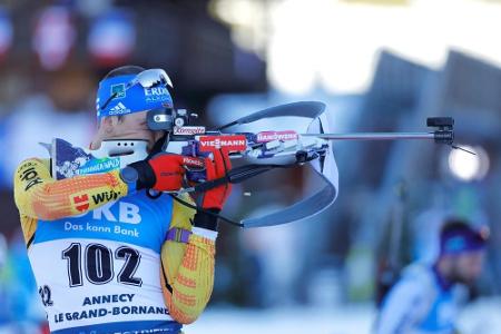 Biathlon: WM-Einzelrennen ohne Lesser Biathlon: WM-Einzelrennen ohne Lesser
