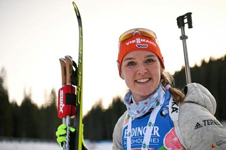 Silber in der Verfolgung: Herrmann erlöst deutsche Biathleten Silber in der Verfolgung: Herrmann erlöst deutsche Biathleten