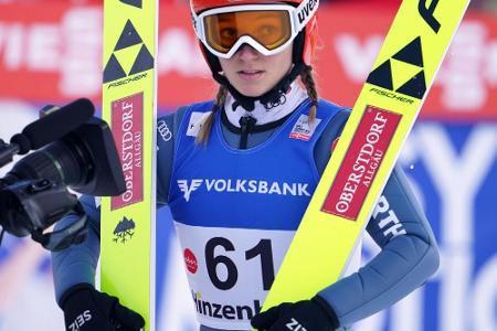 Skispringerinnen in Slowenien auf Platz vier Skispringerinnen in Slowenien auf Platz vier