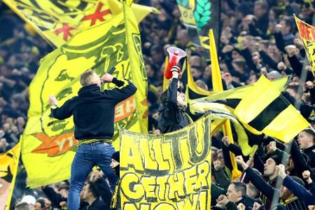 Medien: Hoffenheim-Verbot für BVB-Fans nach Hopp-Schmähungen Medien: Hoffenheim-Verbot für BVB-Fans nach Hopp-Schmähungen