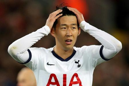 Armbruch: Tottenham gegen Leipzig auch ohne Son Armbruch: Tottenham gegen Leipzig auch ohne Son
