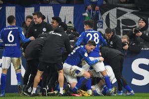 Schalke kämpft sich ins Viertelfinale - Rot für Wagner