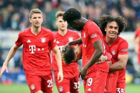 Bayern überrollen Hoffenheim - Wieder Hopp-Beleidigung Bayern überrollen Hoffenheim - Wieder Hopp-Beleidigung