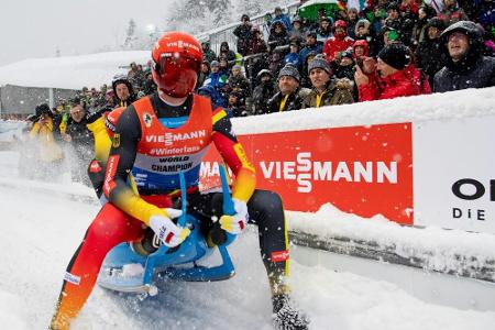 Rodeln: Taubitz und Eggert/Benecken holen Siege im Gesamtweltcup Rodeln: Taubitz und Eggert/Benecken holen Siege im Gesamtweltcup