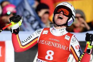 Rebensburg rast zum Abfahrtssieg in Garmisch