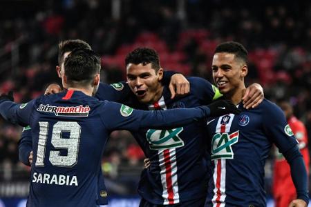 PSG zieht problemlos ins Pokal-Halbfinale ein PSG zieht problemlos ins Pokal-Halbfinale ein
