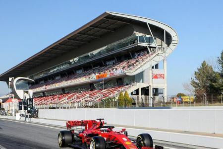 Holpriger Test für Vettel - Bottas mit Bestzeit Holpriger Test für Vettel - Bottas mit Bestzeit
