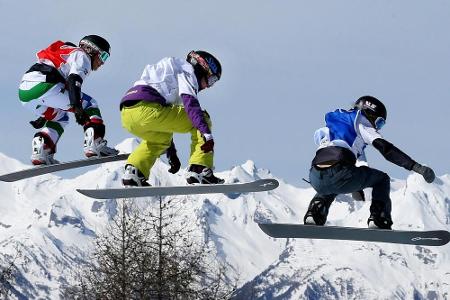 Snowboardcrosser bei Saisonfinale ohne Podestplatz Snowboardcrosser bei Saisonfinale ohne Podestplatz