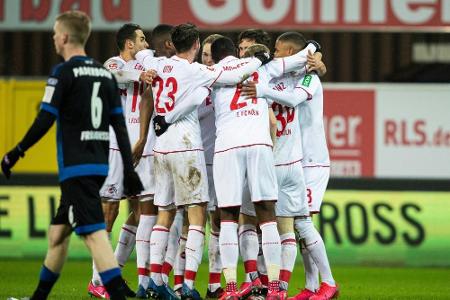 Köln siegt und siegt - Paderborn zunehmend hoffnungslos Köln siegt und siegt - Paderborn zunehmend hoffnungslos