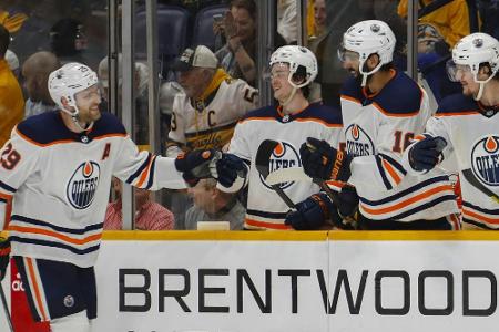 Vier Tore und ein Assist - Draisaitl bricht persönlichen Rekord Vier Tore und ein Assist - Draisaitl bricht persönlichen Rekord