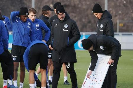 Schalke trainiert weiter im Schalke trainiert weiter im