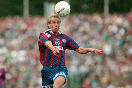 Wer sich an Jürgen Klinsmanns Tonnentritt erinnert, der kennt dieses ikonische Bayerngewand.