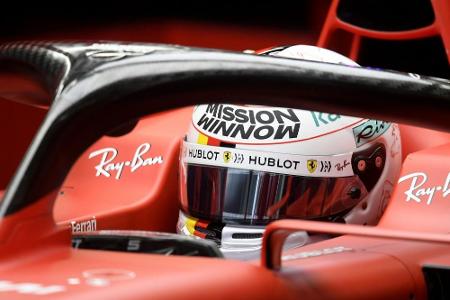 Vettel tauft neuen Ferrari Vettel tauft neuen Ferrari