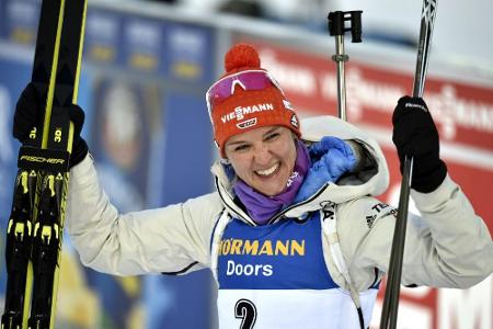Biathletin Herrmann: Sportler sollten nicht klagen Biathletin Herrmann: Sportler sollten nicht klagen