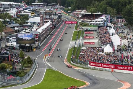 Formel 1: Grand Prix in Spa nicht wie geplant am 30. August Formel 1: Grand Prix in Spa nicht wie geplant am 30. August