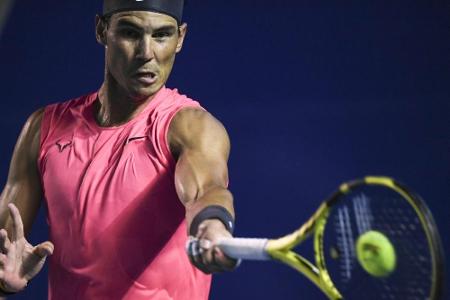 Fitness statt Schläger: Nadal vermisst das Tennis Fitness statt Schläger: Nadal vermisst das Tennis