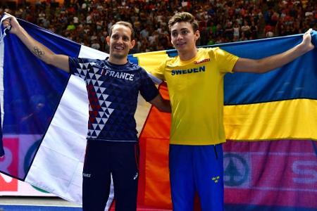 Garten-Duell der Überflieger: Duplantis und Lavillenie teilen sich Sieg Garten-Duell der Überflieger: Duplantis und Lavillenie teilen sich Sieg
