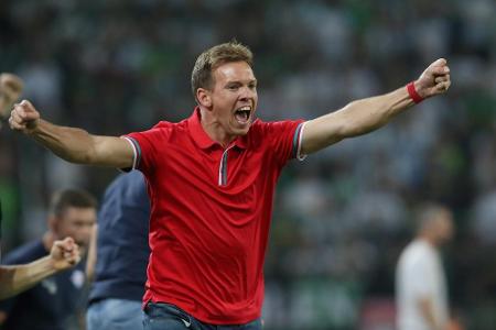 Nagelsmann will beim Jubeln Nagelsmann will beim Jubeln