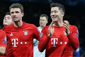 Bayern: Beim ersten Matchball mit Lewandowski und Müller