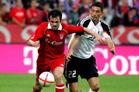 Gleich 2005 kommt es in der Arena zum Duell zwischen dem FC Bayern und der deutschen Nationalmannschaft. Die Münchner setzen...