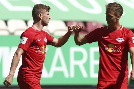 Doppelpack: Werner verabschiedet sich als Leipziger Rekordtorschütze