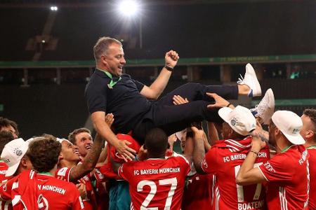 Bayern-Trainer Flick sieht Lewandowski als Weltfußballer-Kandidaten Bayern-Trainer Flick sieht Lewandowski als Weltfußballer-Kandidaten