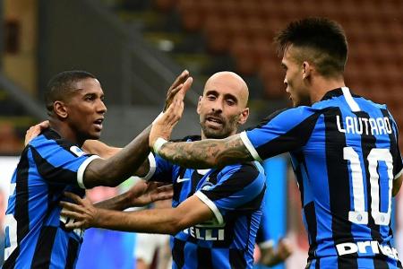 Italien: Inter zurück auf Platz zwei - sechs Punkte hinter Juve Italien: Inter zurück auf Platz zwei - sechs Punkte hinter Juve
