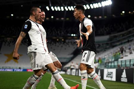 Juve kurz vor dem Titel - Ronaldo mit Doppelpack Juve kurz vor dem Titel - Ronaldo mit Doppelpack
