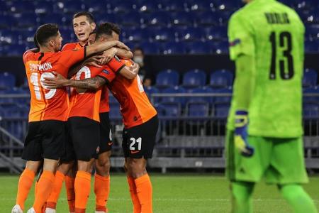 Europa League: Donezk zieht ins Halbfinale ein Europa League: Donezk zieht ins Halbfinale ein