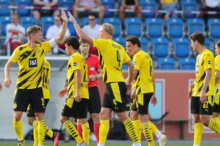 BVB siegt souverän im ersten Test BVB siegt souverän im ersten Test
