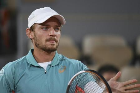 Tennis: Weltranglisten-13. Goffin positiv getestet Tennis: Weltranglisten-13. Goffin positiv getestet