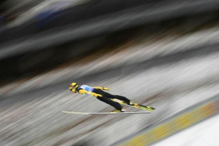 Neujahrsspringen in Garmisch-Partenkirchen ohne Zuschauer Neujahrsspringen in Garmisch-Partenkirchen ohne Zuschauer