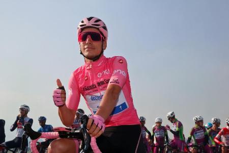 Almeida nach Giro-Bergankunft nur noch 15 Sekunden vor Kelderman Almeida nach Giro-Bergankunft nur noch 15 Sekunden vor Kelderman