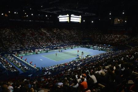 Tennis: Masters in Paris ohne Zuschauer Tennis: Masters in Paris ohne Zuschauer