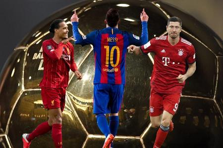 Erstmals in seiner Geschichte wird der Ballon d'Or im Jahr 2020 nicht vergeben. 'France Football' begründete die Entscheidun... Erstmals in seiner Geschichte wird der Ballon d'Or im Jahr 2020 nicht vergeben. 'France Football' begründete die Entscheidun...