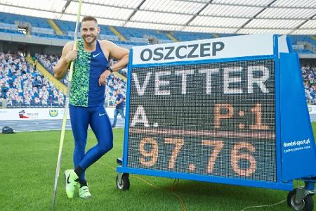 Speerwerfer Vetter Sportler des Monates September Speerwerfer Vetter Sportler des Monates September