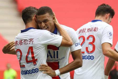 Sieg bei Mbappe-Rückkehr: Paris kommt in Schwung Sieg bei Mbappe-Rückkehr: Paris kommt in Schwung