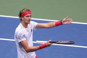 Zverev bei den US Open in der dritten Runde