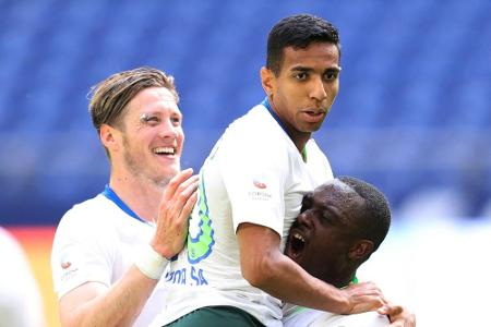 Arbeitssieg zum Jubiläum: Wolfsburg im Pokal in Runde zwei Arbeitssieg zum Jubiläum: Wolfsburg im Pokal in Runde zwei