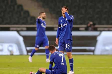 1:4 in Gladbach: Schalke stolpert weiter sieglos durch die Liga 1:4 in Gladbach: Schalke stolpert weiter sieglos durch die Liga