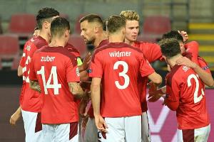 Elf Bundesliga-Profis im Schweizer Aufgebot