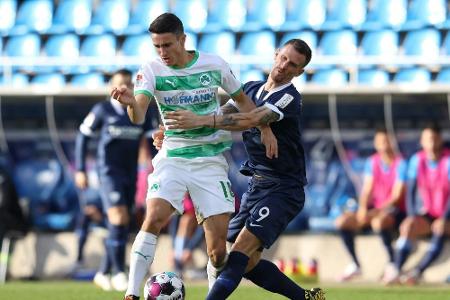 Fürth verdrängt Bochum von Platz zwei - Altmeister treten auf der Stelle Fürth verdrängt Bochum von Platz zwei - Altmeister treten auf der Stelle