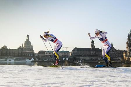 Skilanglauf: Rydzek sorgt für Licht bei Dresdner Geisterweltcup Skilanglauf: Rydzek sorgt für Licht bei Dresdner Geisterweltcup