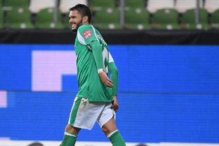 Brachte zunächst frischen Wind in die Werder-Offensive und sorgte mit unvorhersehbaren Aktionen für Wirbel. Zum Ende hin wol...