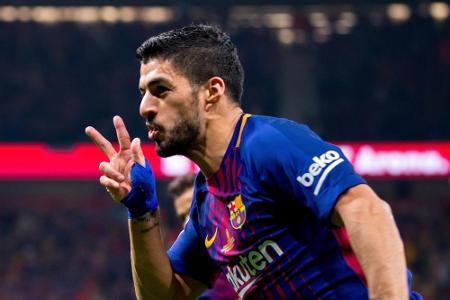 Platz 7: Endlich mal ein Stürmer! Luis Suarez, Nationalheld Uruguays und ebenfalls Barcelona-Star, postet an gerundete 61 Mi...