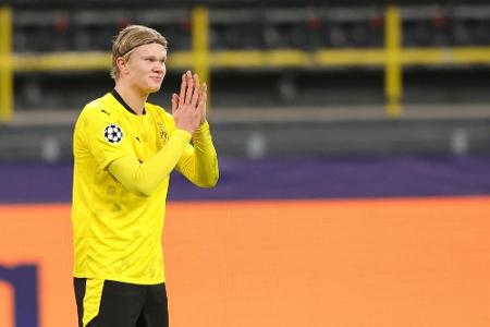 Haaland beim Comeback in der BVB-Startelf Haaland beim Comeback in der BVB-Startelf